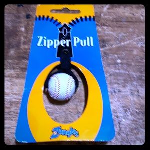 NEW Zangles Baseball Zipper Pull